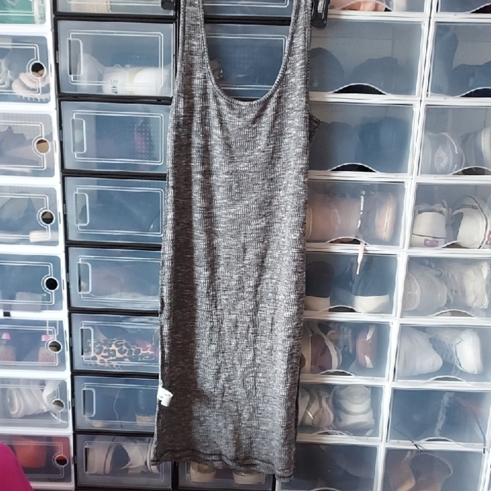 Gray Sleeveless Women's Top
